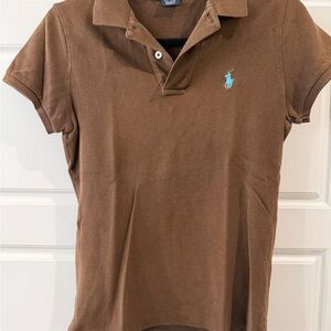 Ralph Lauren Brown Skinny Polo